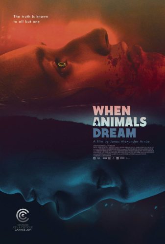 When animals dream featuring title and image of woman’s face super imposed over another image of her looking the other way