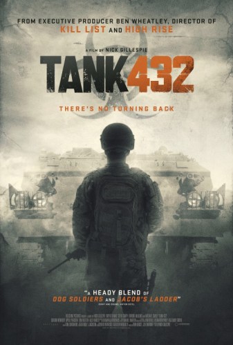 tank432 poster features title and soldier standing in front of a tank
